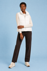 Quilted High-Neck Puffer Vest
