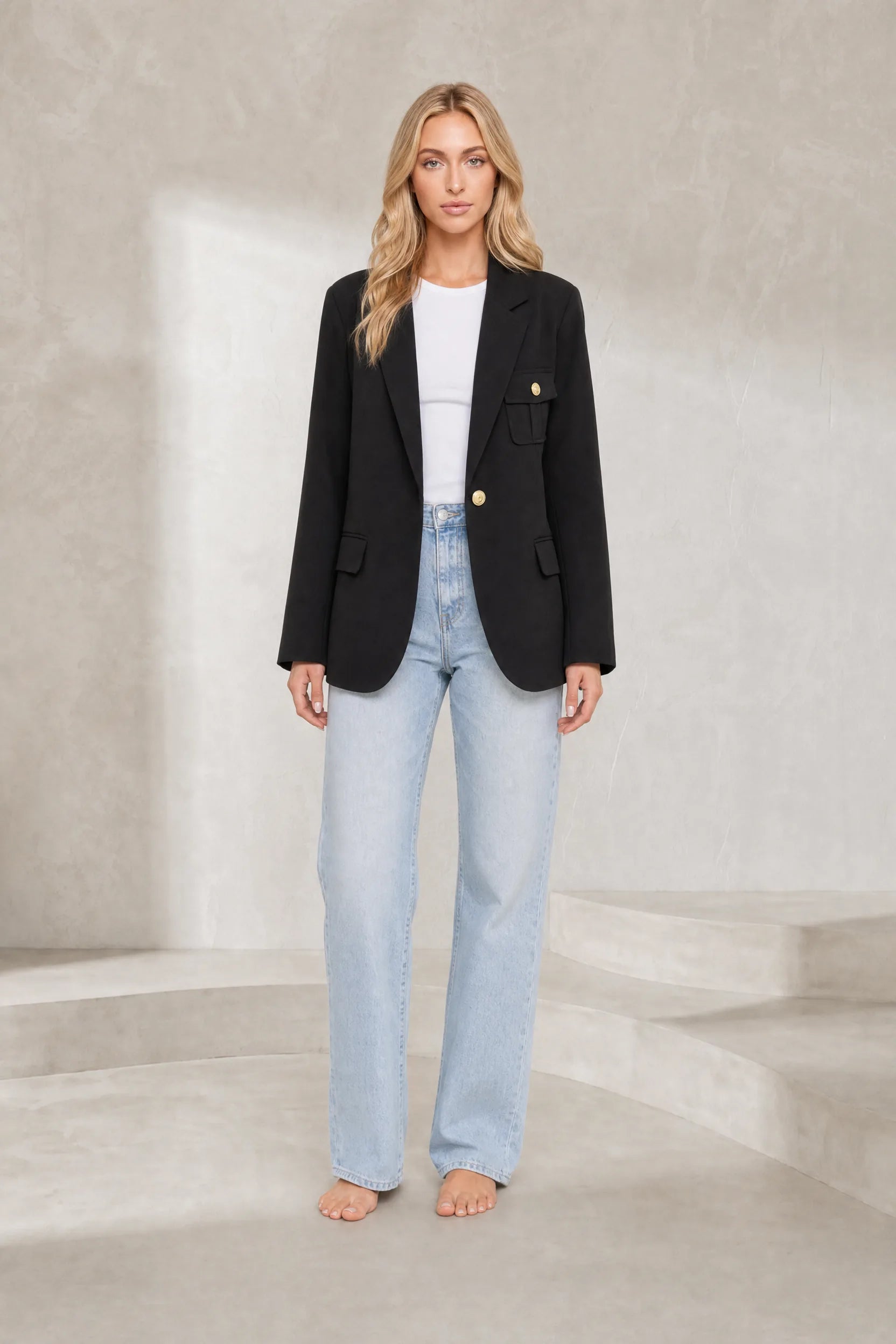 Blazer oversize double boutonné | Lounelle Paris