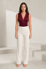Lace V-Neck Bodysuit