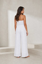 Combinaison bandeau jambes larges | Lounelle Paris
