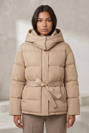 Doudoune mi-longue à capuche | Lounelle Paris