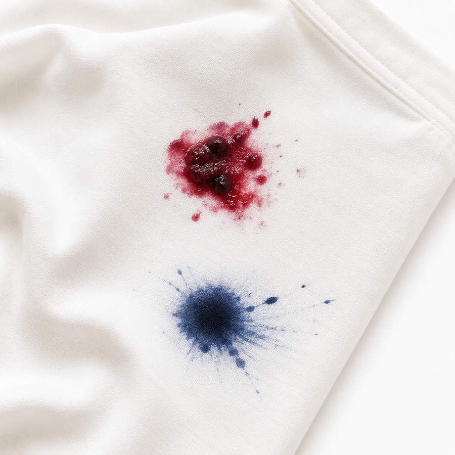 Encre et fruits rouges
