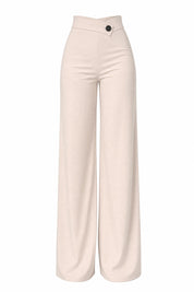 Pantalon fluide taille haute ceinture croisée | Lounelle Paris