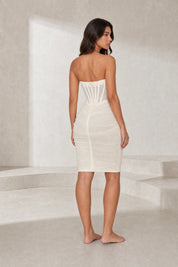 Robe bandeau effet corset | Lounelle Paris