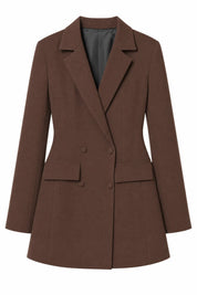 Robe blazer col tailleur double boutonnage | Lounelle Paris