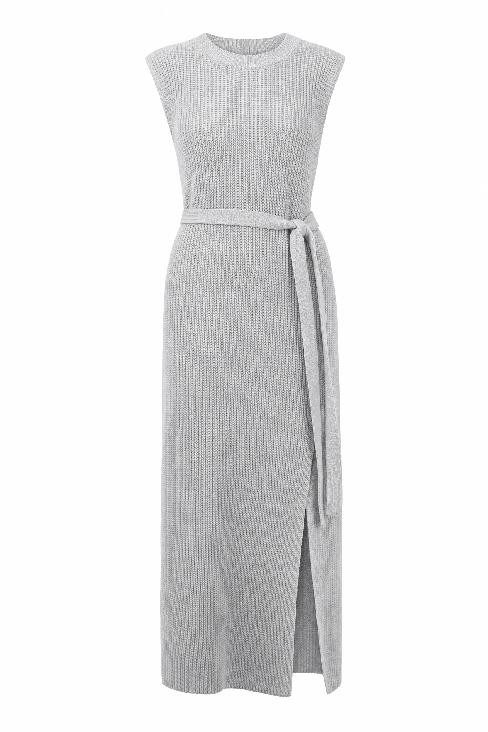 Robe longue en maille fendue | Lounelle Paris