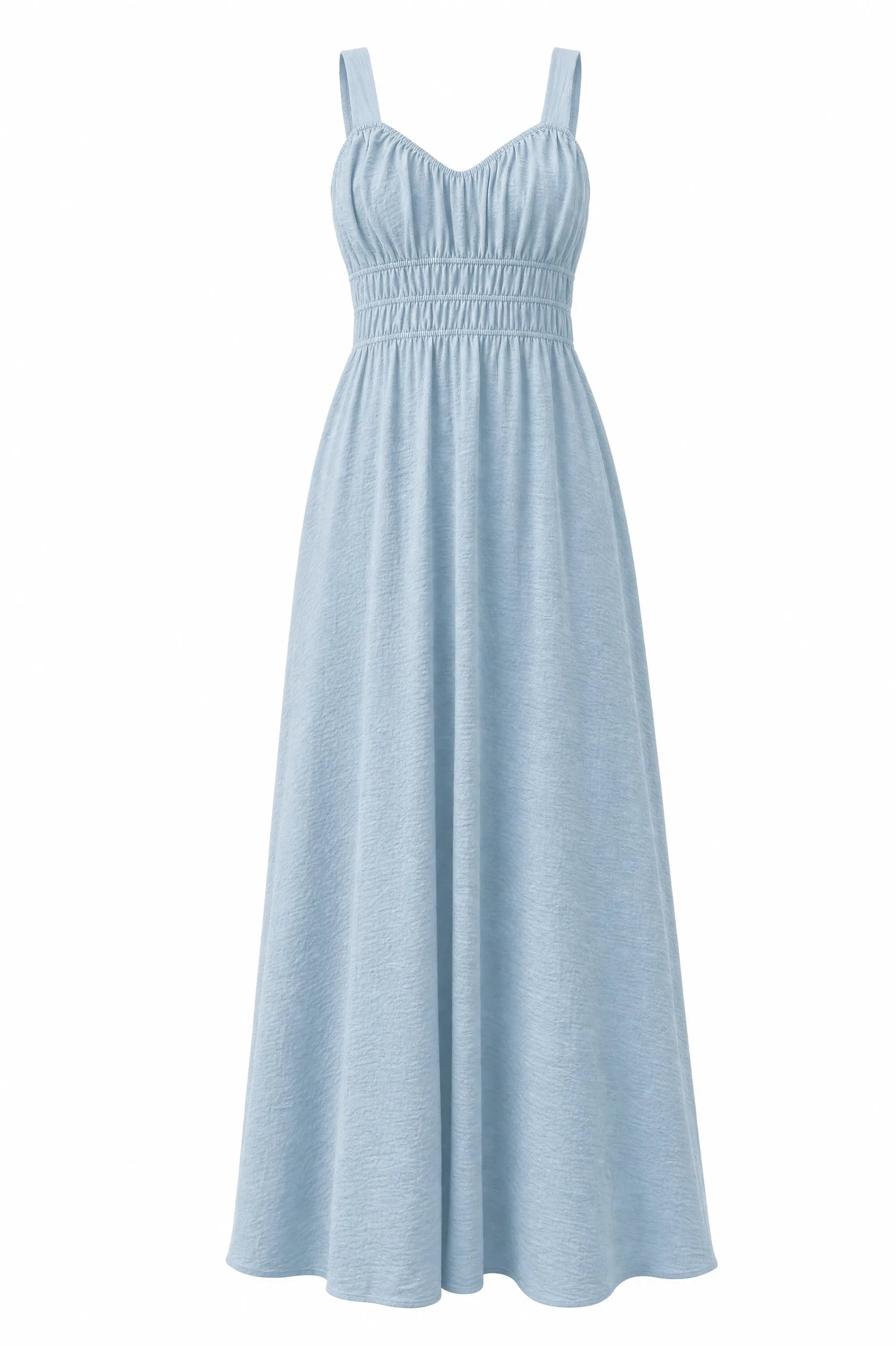 Robe longue smockée dos nu | Lounelle Paris