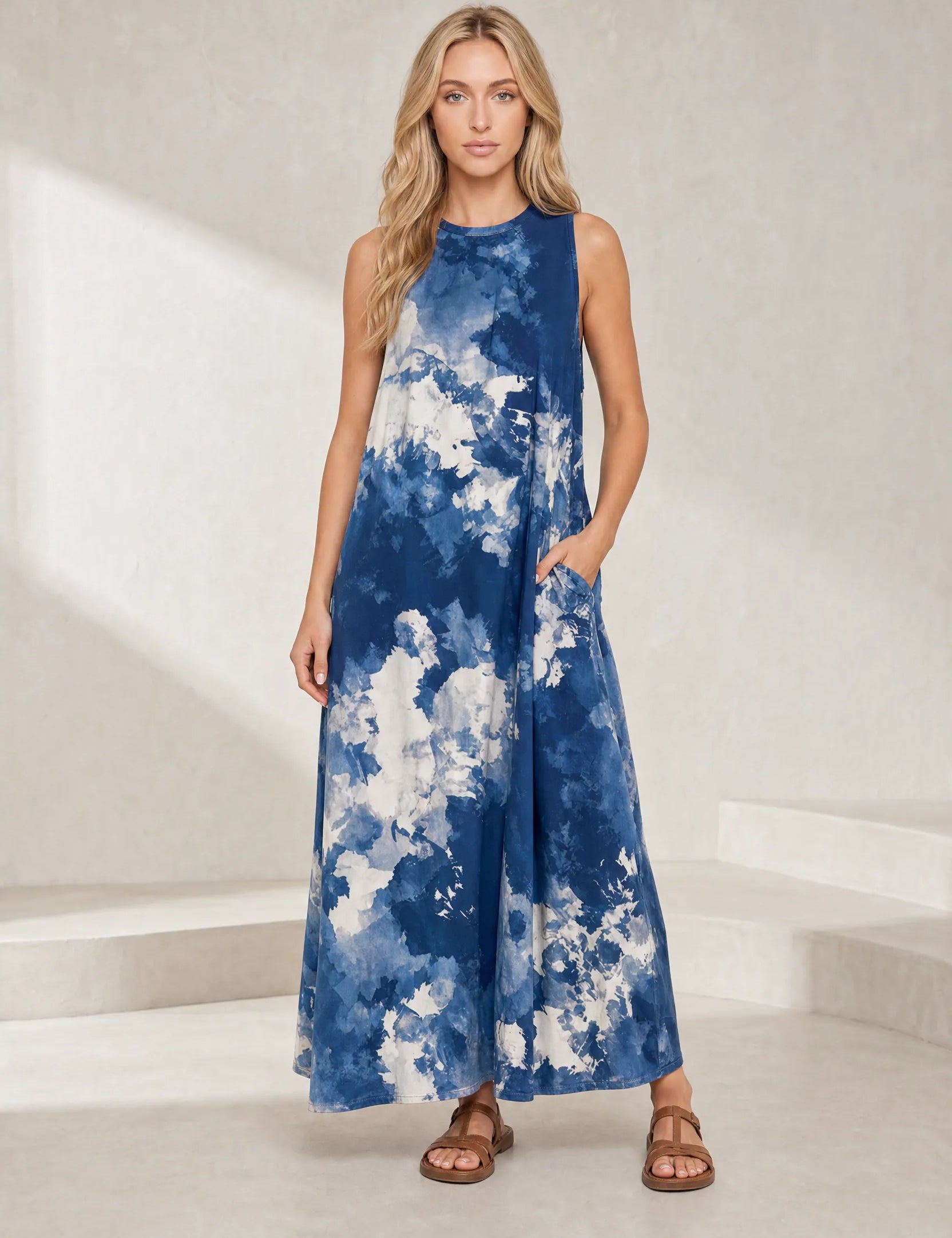 Robe longue tie-dye | Lounelle Paris