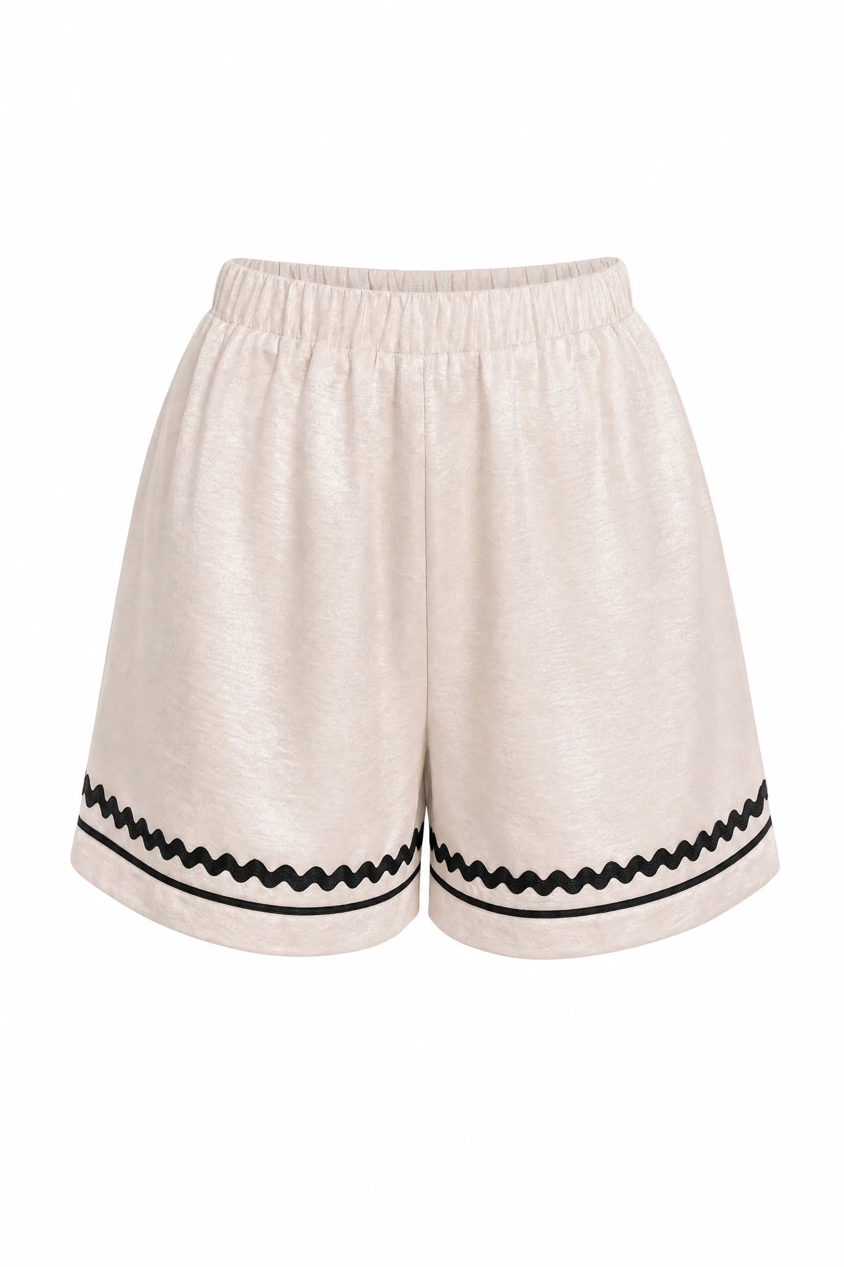 Short abricot ample taille haute | Lounelle Paris